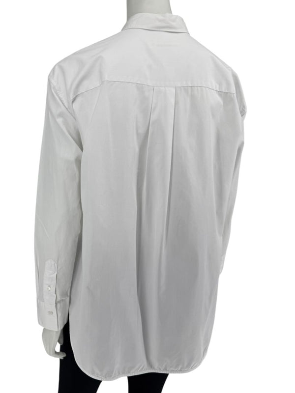 Lis Lareida White Cotton Button-Down Shirt – Size 36