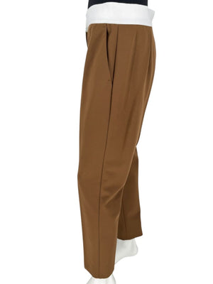 Max Mara Camel Wool Tapered Trousers – Size IT 42