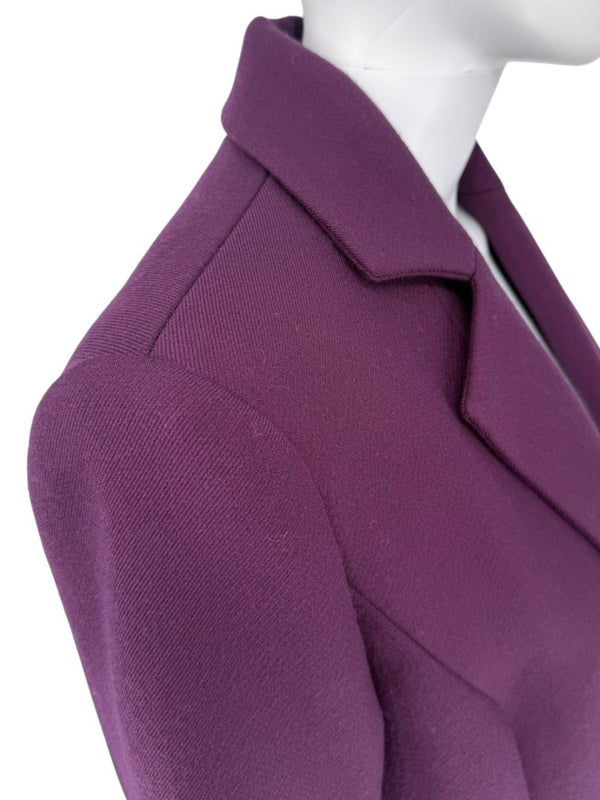 Pamella Roland Plum Tailored Pant Suit – L/XL