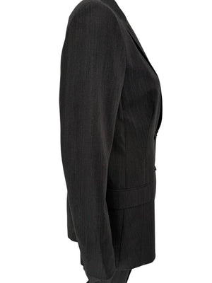 Akris Grey Wool & Silk Blend Pant Suit – Size 10
