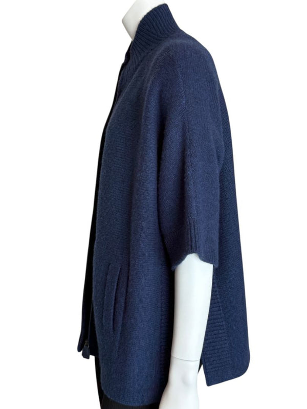 Akris Indigo Cashmere Twinset – Size 8