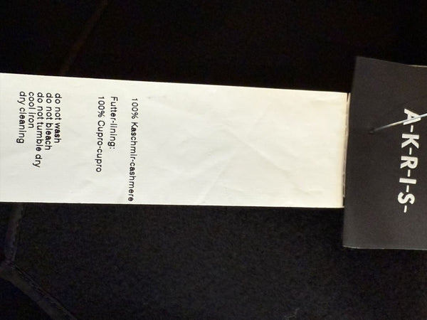 Akris Black Cashmere Jacket – Size 8