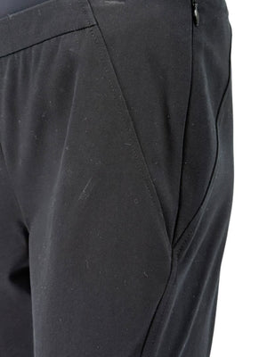 Brunello Cucinelli Black Cropped Stretch Cotton Trousers – Size US 10 / IT 46