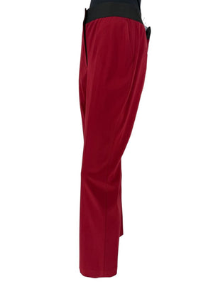 Akris Red Viscose Blend Pants – Size 10