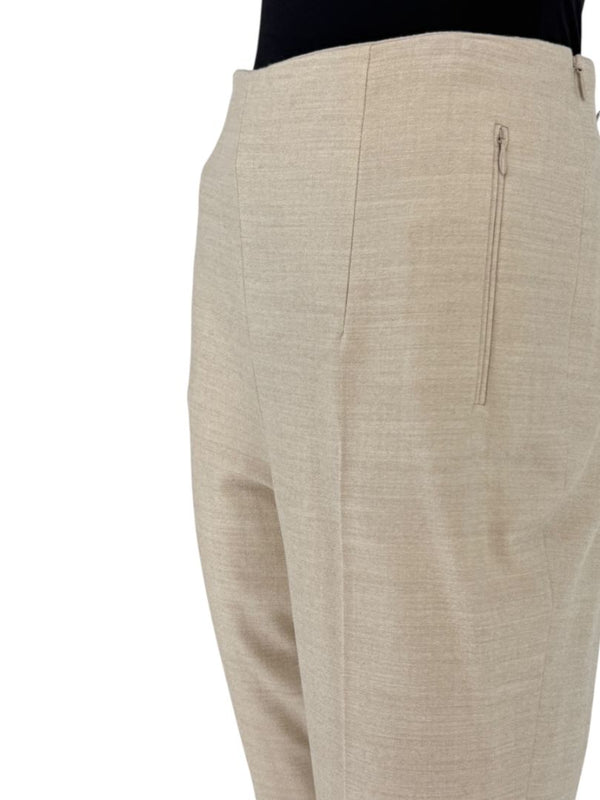 Akris Beige Wool Slim Trousers – Size IT 44 (US 10)