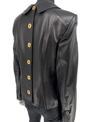 David Rodriguez Black Lambskin Leather Jacket – Pristine New With Tags