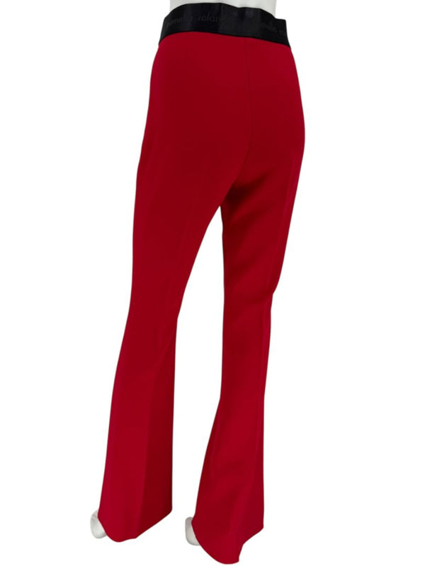 Pamella Roland Red Open Front Blazer & Trouser Set – Large