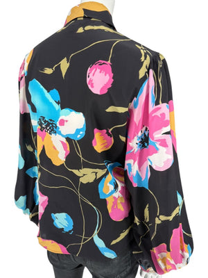 Dolce & Gabbana D&G Floral Silk Blouse – Size IT 48 / FR 44 / US 12