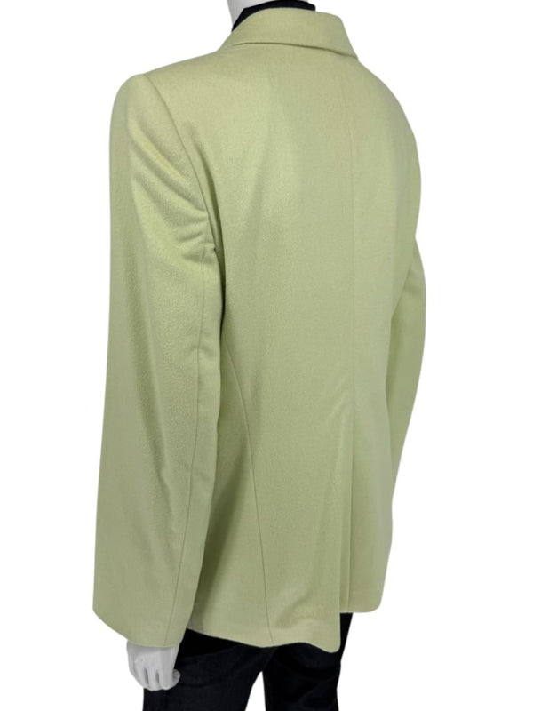 Escada Margaretha Ley Light Pistachio Double-Breasted Blazer – Size 44 (DE)