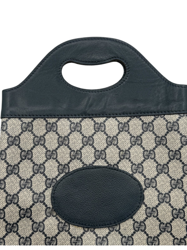 Gucci Vintage GG Canvas &  Leather Champagne Bottle Carrier – Made in Italy