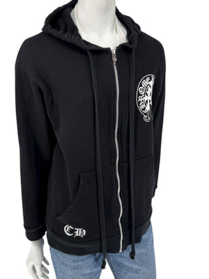 Chrome Hearts Black Zip Hoodie – Size M (Men's)