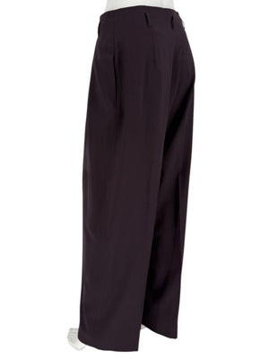 Ron Leal Aubergine Wool-Blend Two-Piece Set – Size 12