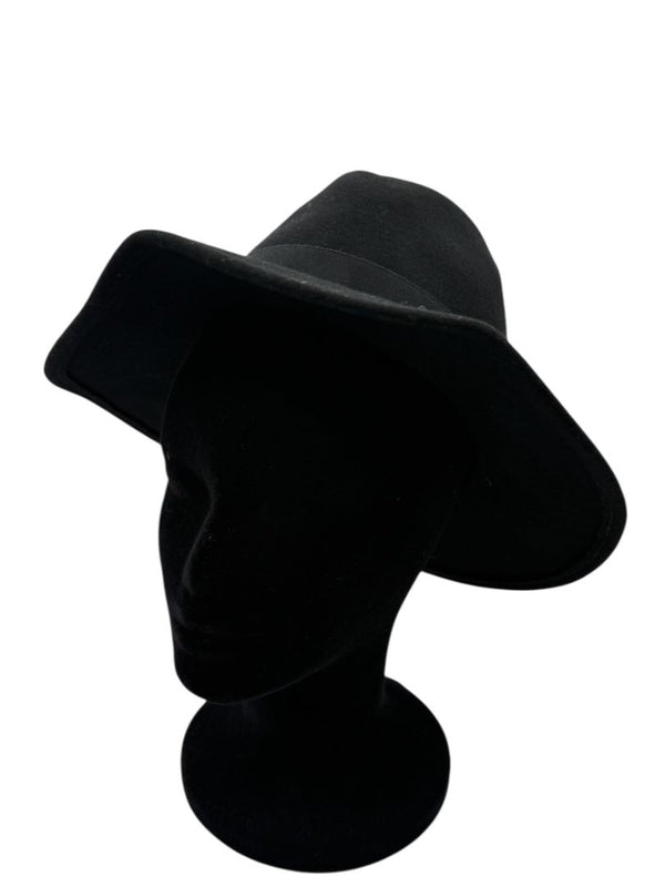 Ann Taylor Black Wool Fedora Hat