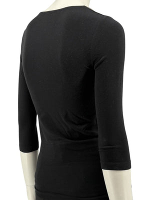 Wolford Black Embellished Neckline Pullover – Size XS