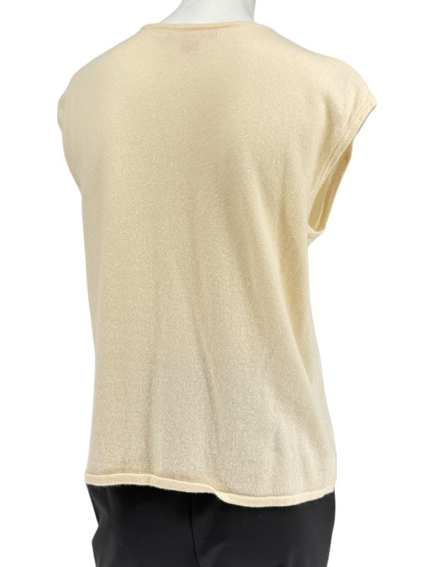 Shamask Ivory Cashmere Twin Set – Size 1