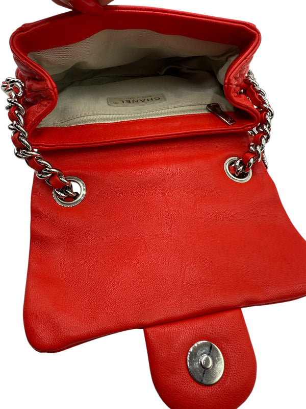 Chanel Cruise 2014 Chain Around Small Crossbody Bag - Red