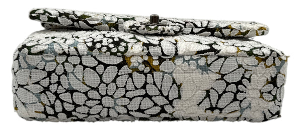 Chanel Double Flap Limited Edition Floral Tweed