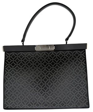 Alaia Large Cecile Studded Calf Leather Bag
