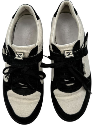 Chanel Canvas & Suede Performance Sneaker – Size 40