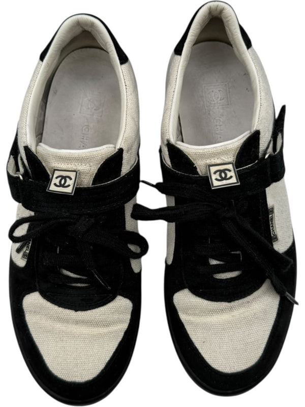 Chanel Canvas & Suede Performance Sneaker – Size 40
