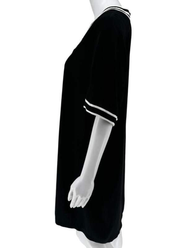 Rag & Bone V-Neck Tunic Dress with Contrast Trim - Size M