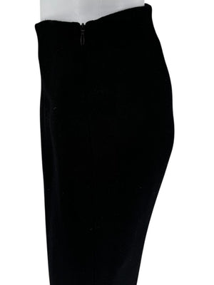 Lela Rose Pearl-Trim Ankle Pants – Black - Size 10