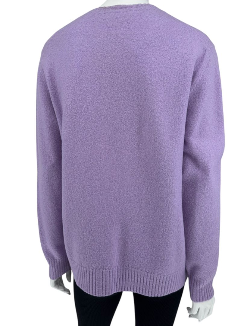 Jil Sander Lilac Cashmere Crewneck Sweater – Size 38