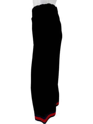 Gucci Black Viscose Wide-Leg Cropped Pants – Size 42