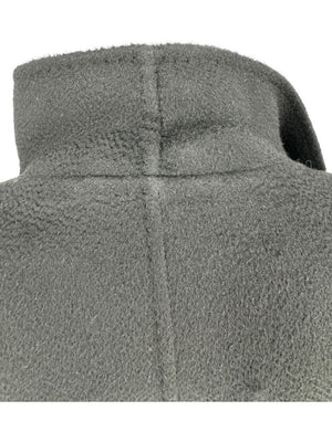 Max Mara ‘Manuela’ Belted Wrap Coat in Black – Size US 10 / IT 44