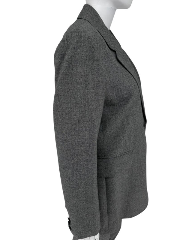 Gabriela Hearst Charcoal 100% Wool Pantsuit – Size 44