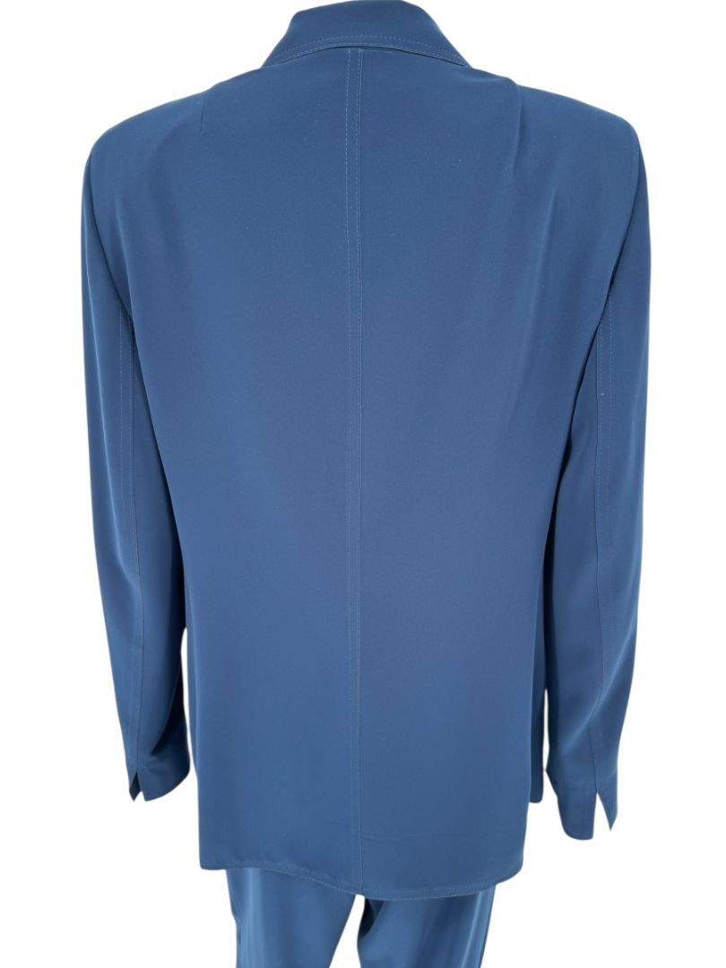 Pamella Roland Navy Embellished Pant Suit – Large