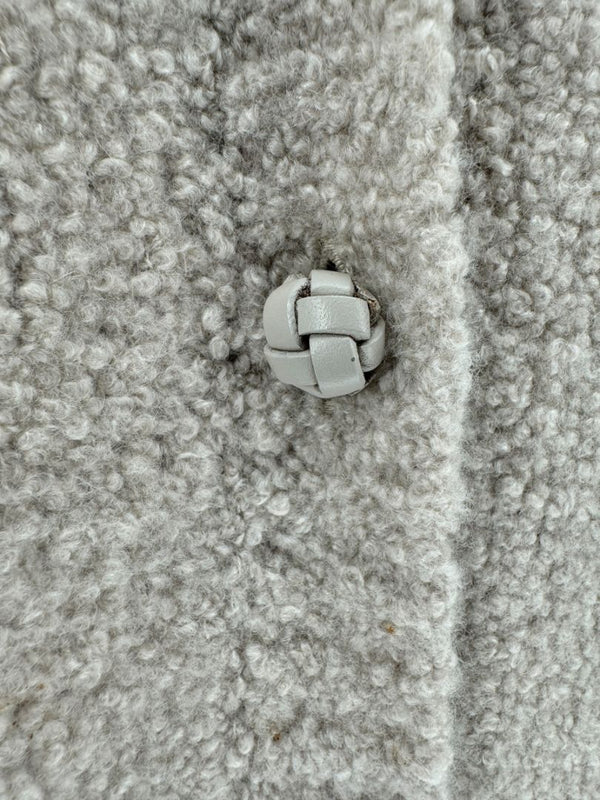 Gabriela Hearst Beige Bouclé Cashmere-Silk Cardigan – Size L