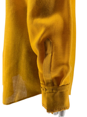 Gabriela Hearst Golden Birch Embroidered Shirt – Size IT 46