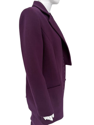 Pamella Roland Plum Tailored Pant Suit – L/XL