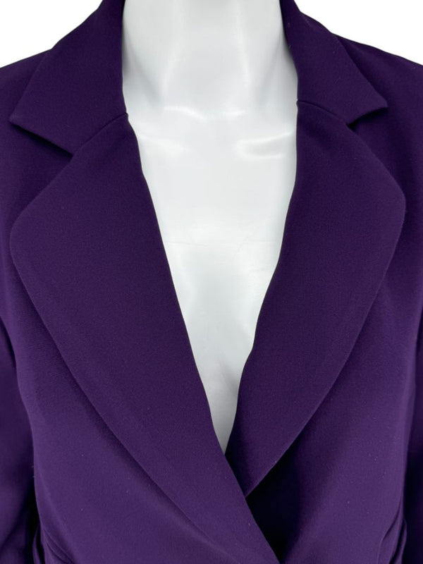 Pamella Roland Diamond Double Button Pant Suit - Large