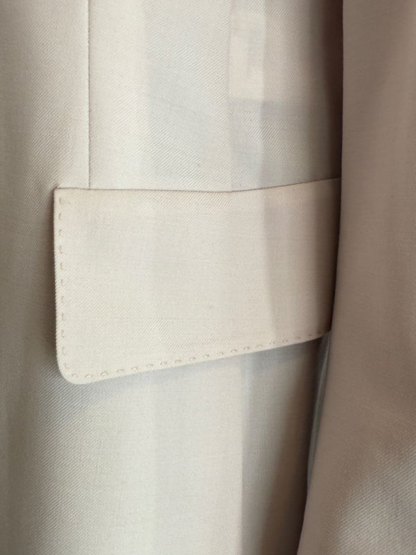 Akris Miles Blazer in Lily Pink Virgin Wool, Size 10 (IT 46) – NWT