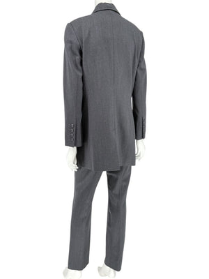 Pamella Roland Charcoal Grey Tailored Pantsuit – Large