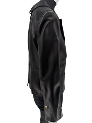 David Rodriguez Black Lambskin Leather Jacket – Pristine New With Tags