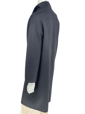 Max Mara Women’s Black 100% Wool “Cucito a Mano” Coat – Size 4