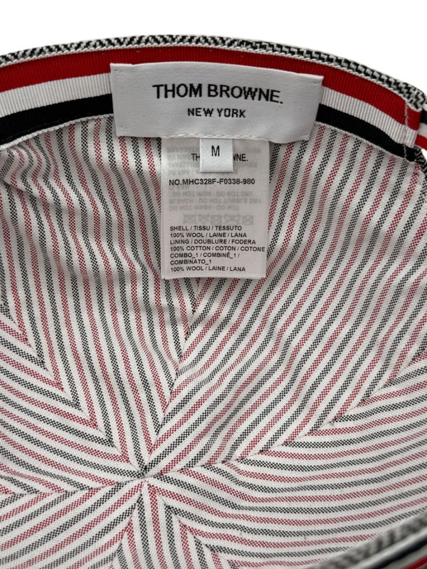 Thom Browne Classic 6-Panel Wool Baseball Cap – Brand New With Tags