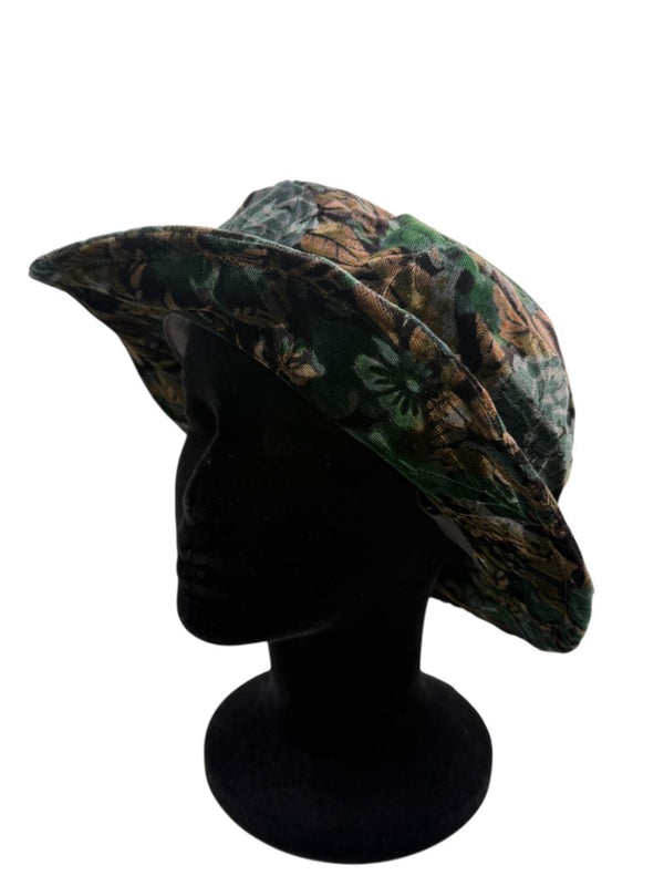 New York Hat & Cap Co. Multicolor Velvet Wire-Brimmed Hat