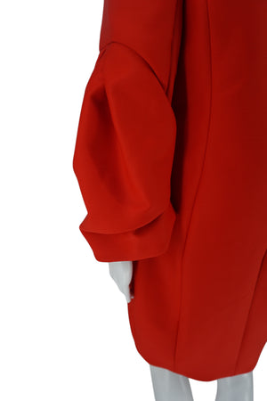 Christian Dior Red Bell Cuff Dress Size 42- NWT