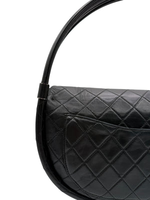 Chanel 2013 Black Hula Hoop Bag - Medium