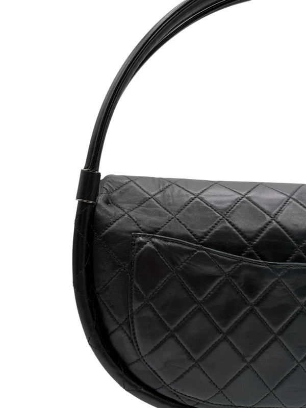 Chanel 2013 Black Hula Hoop Bag - Medium