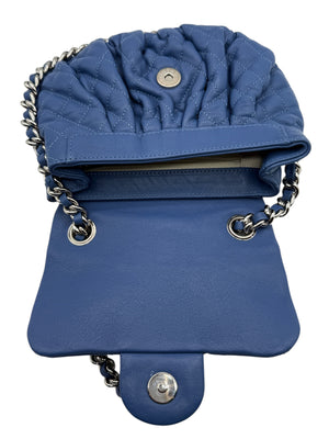 Chanel Cruise 2012 Chain Around Small Crossbody Bag - Blue