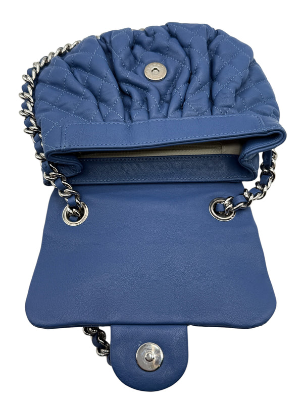 Chanel Cruise 2012 Chain Around Small Crossbody Bag - Blue