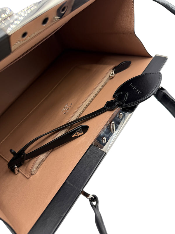 Alaia Large Cecile Studded Calf Leather Bag