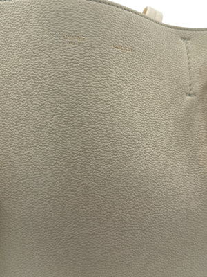 Celine Chalk Soft-Grained Calfskin Cabas Phantom Tote