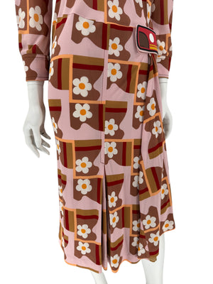 Prada SS 2017 Floral Print Dress - Size 10