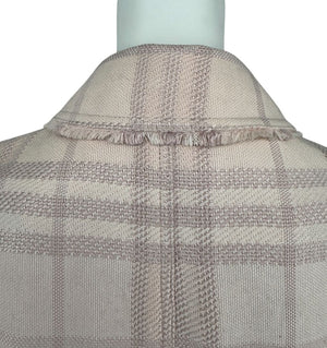 Burberry Plaid Print Blazer NWT - Size 10